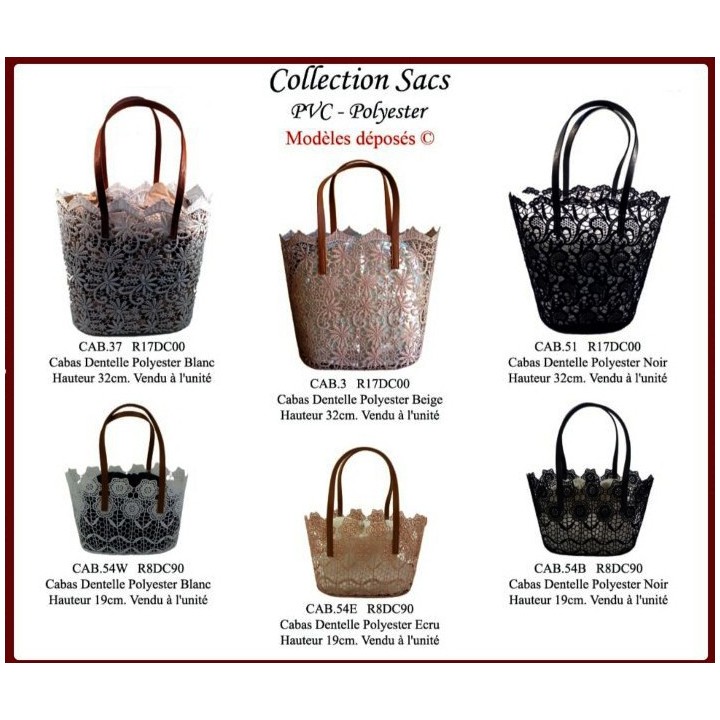 Cabas en dentelle mécanique – Élégance et raffinement